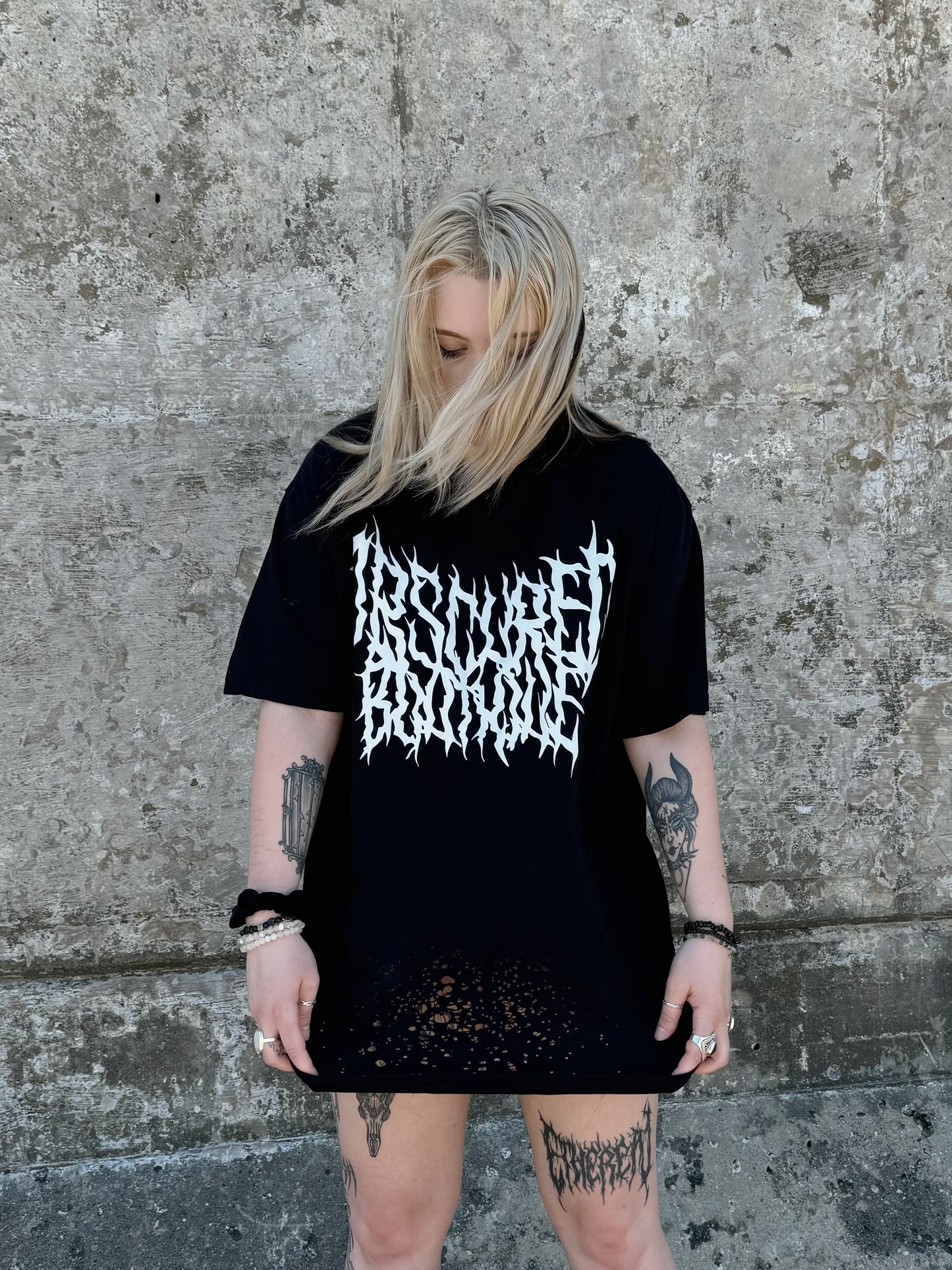 OBSCURED GUNSHOT LOGO TEE
