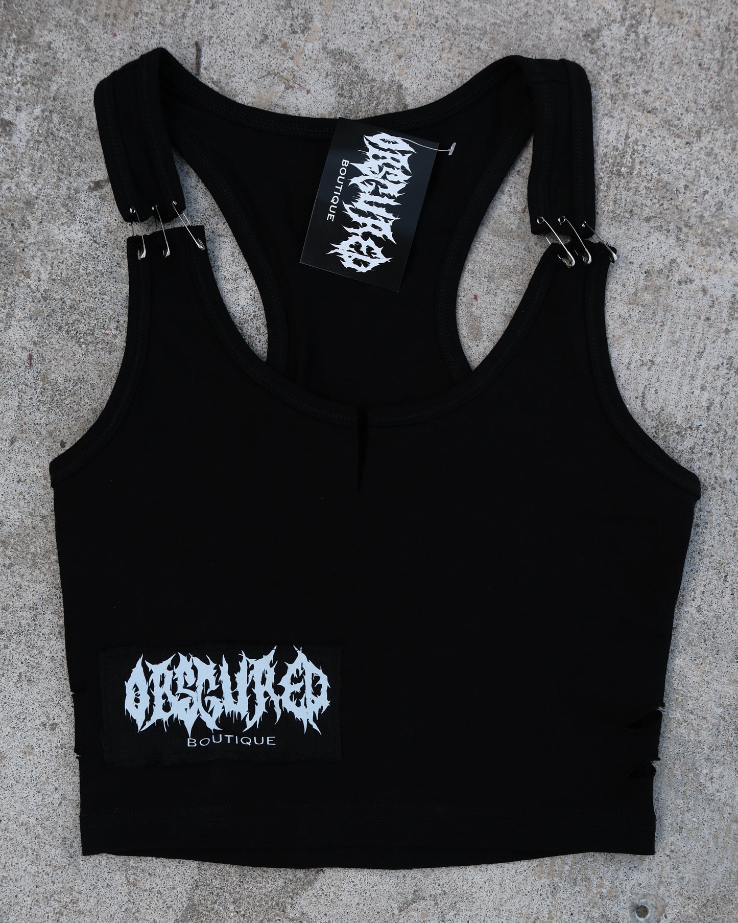 GORE PATCH TANK TOP - OBSCURED HANDMADE
