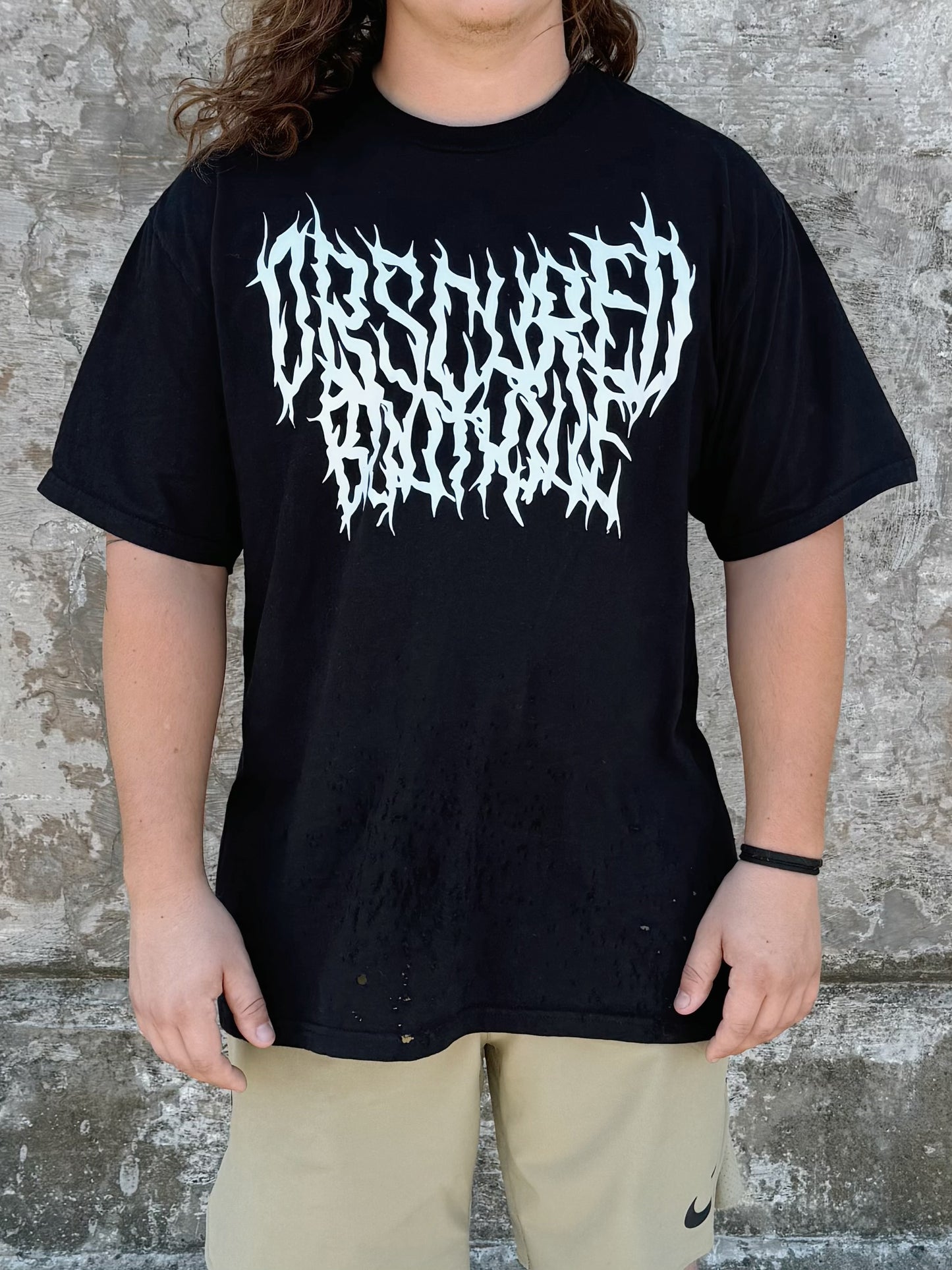 OBSCURED GUNSHOT LOGO TEE