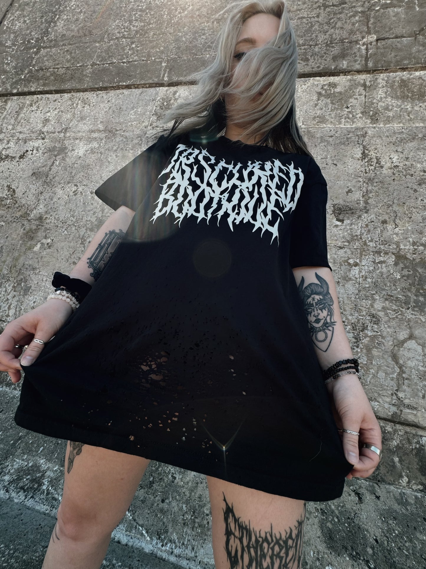 OBSCURED GUNSHOT LOGO TEE