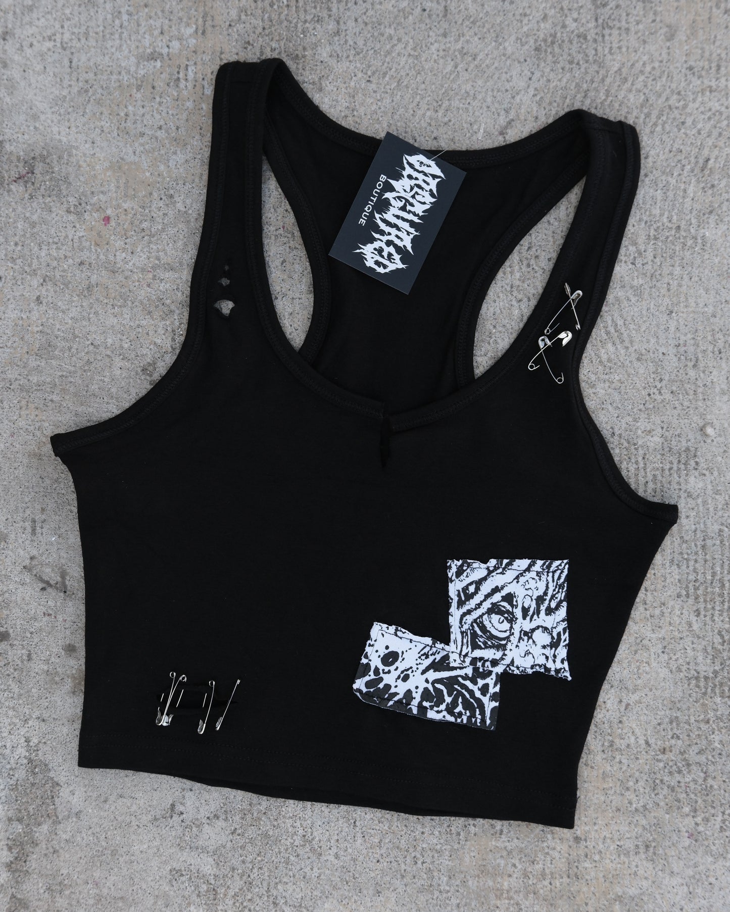 GORE PATCH TANK TOP - OBSCURED HANDMADE