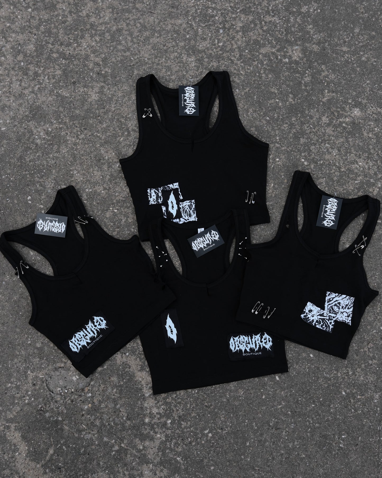 GORE PATCH TANK TOP - OBSCURED HANDMADE