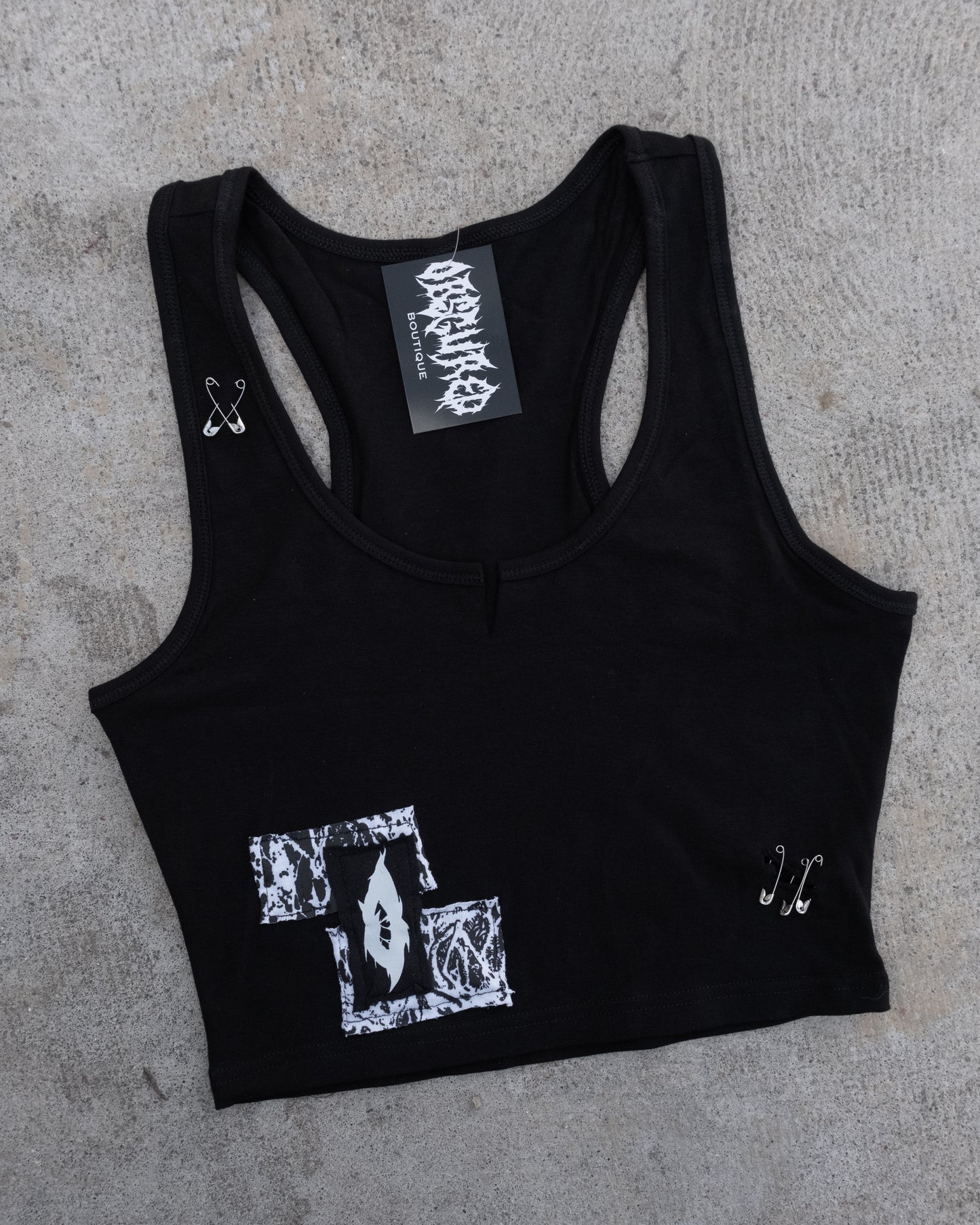 GORE PATCH TANK TOP - OBSCURED HANDMADE