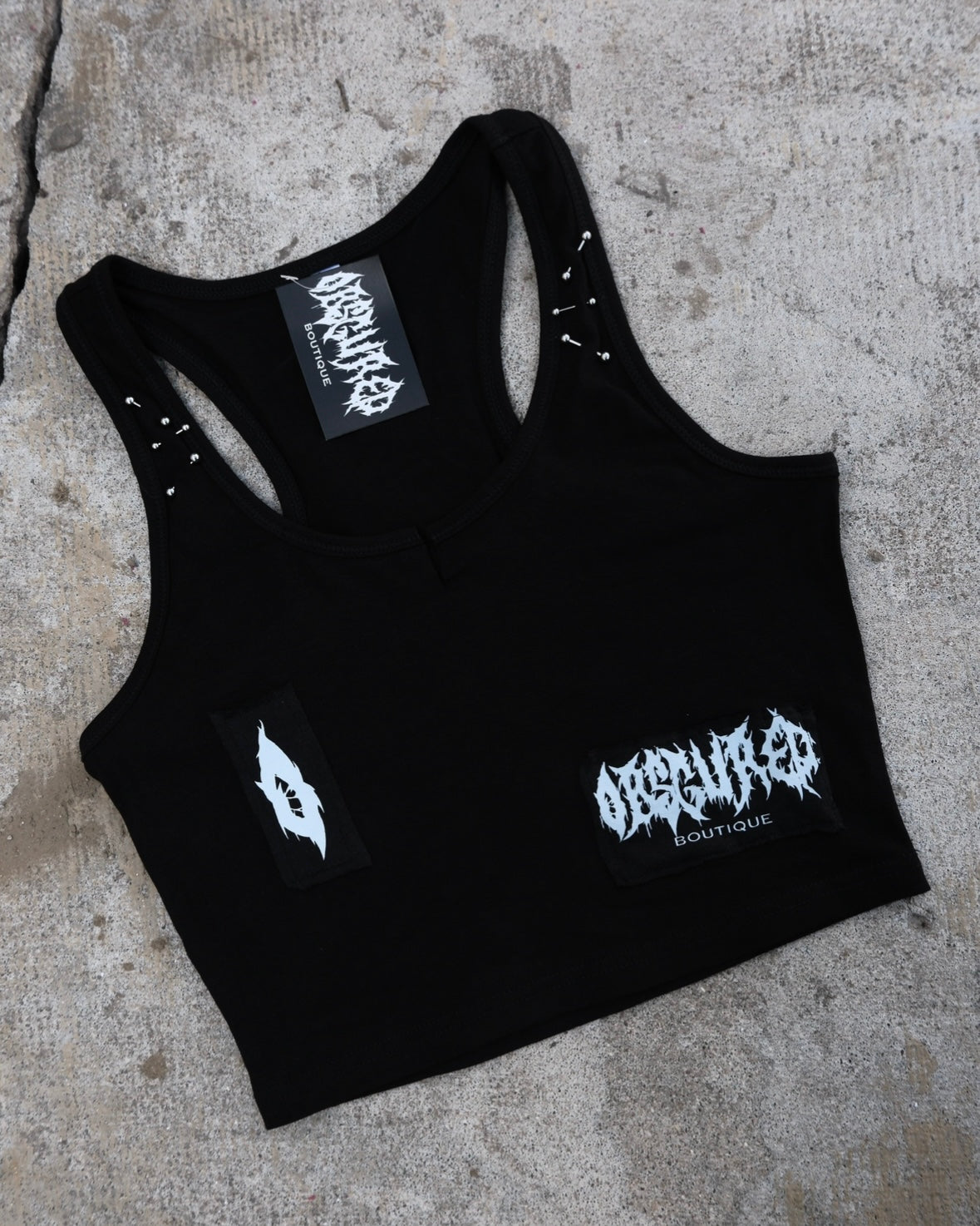 GORE PATCH TANK TOP - OBSCURED HANDMADE