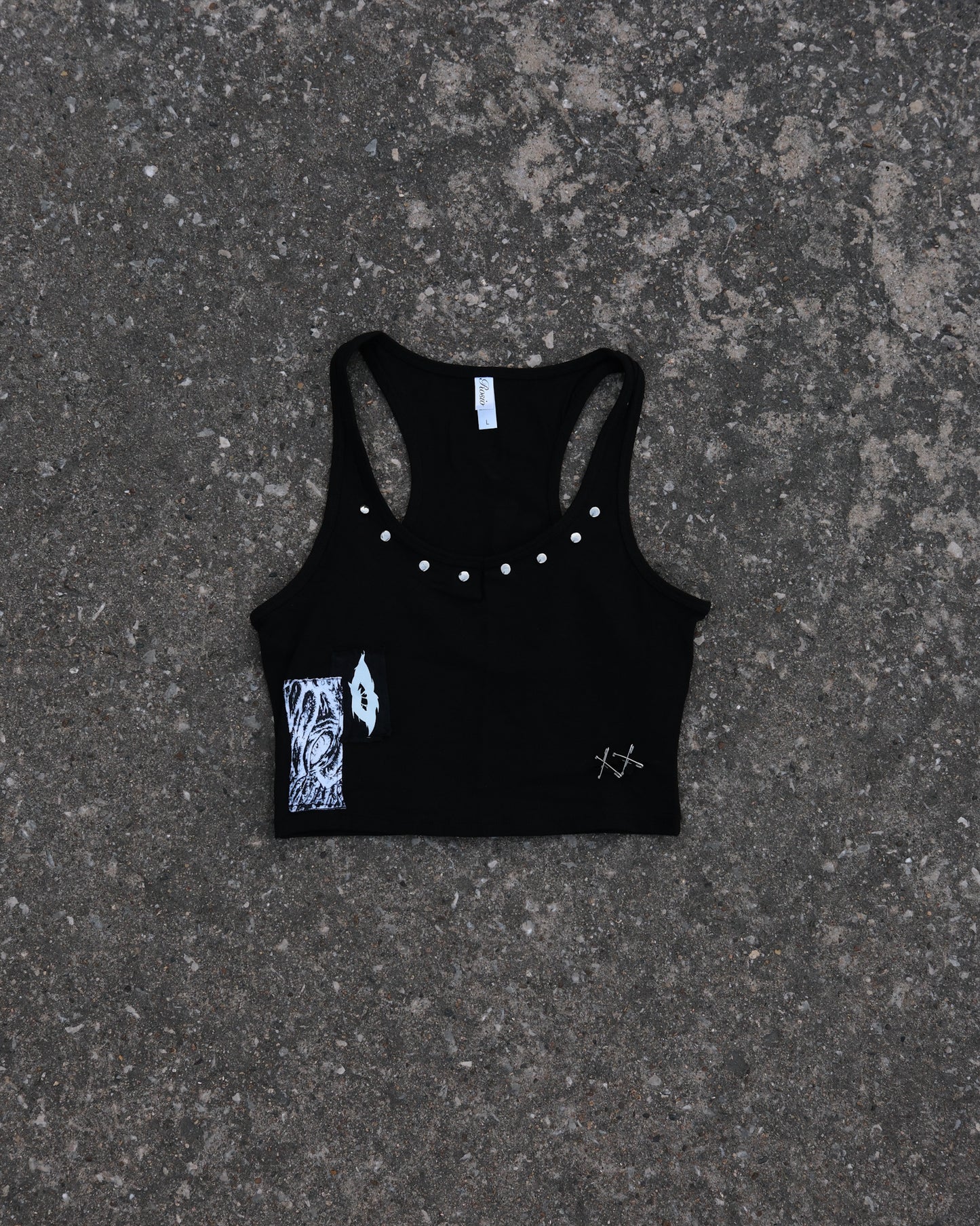 GORE PATCH TANK TOP - OBSCURED HANDMADE