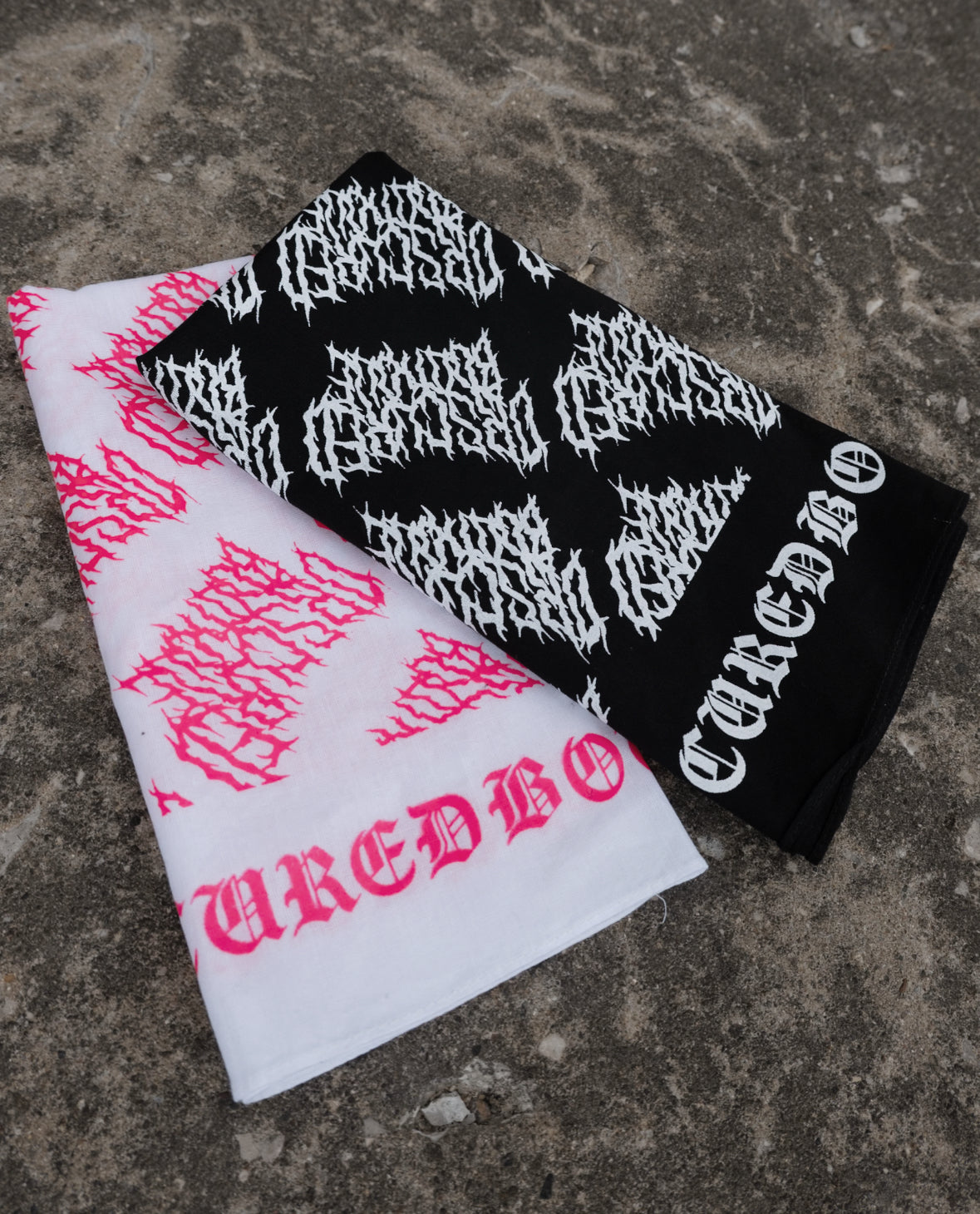OBSCURED LOGO BANDANA