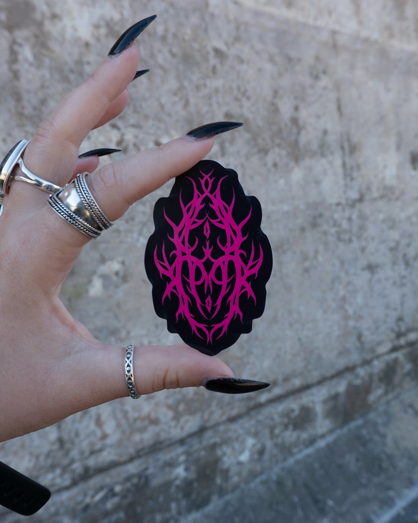 OBSCURED THORNS STICKER