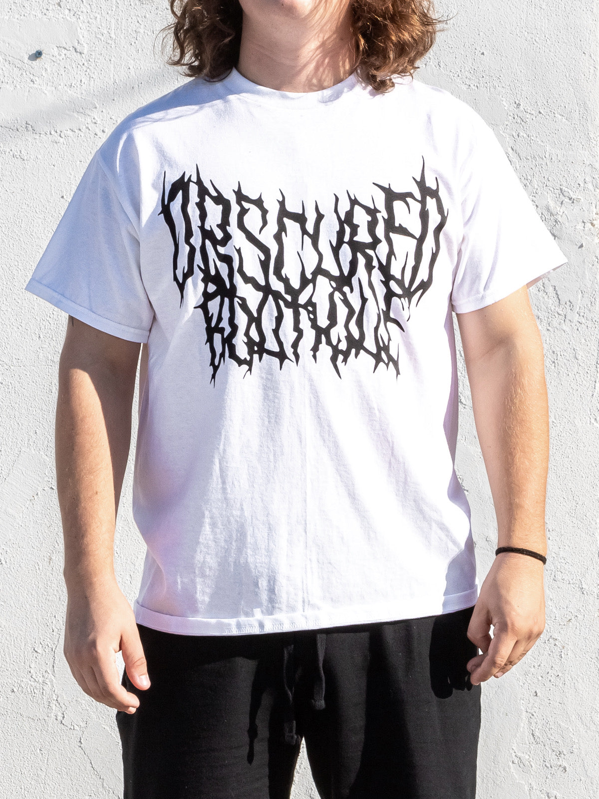 Obscured Black Metal Logo Tee