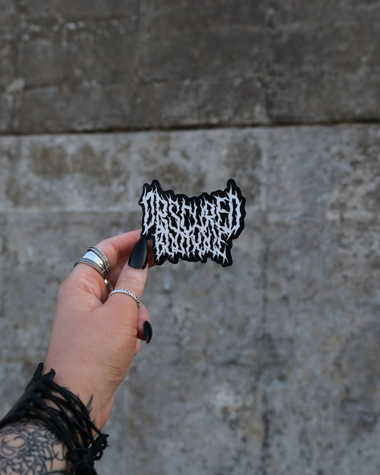 OBSCURED DIE-CUT LOGO STICKER