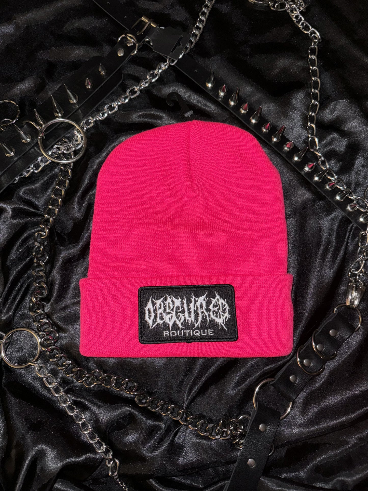 OBSCURED LOGO BEANIE