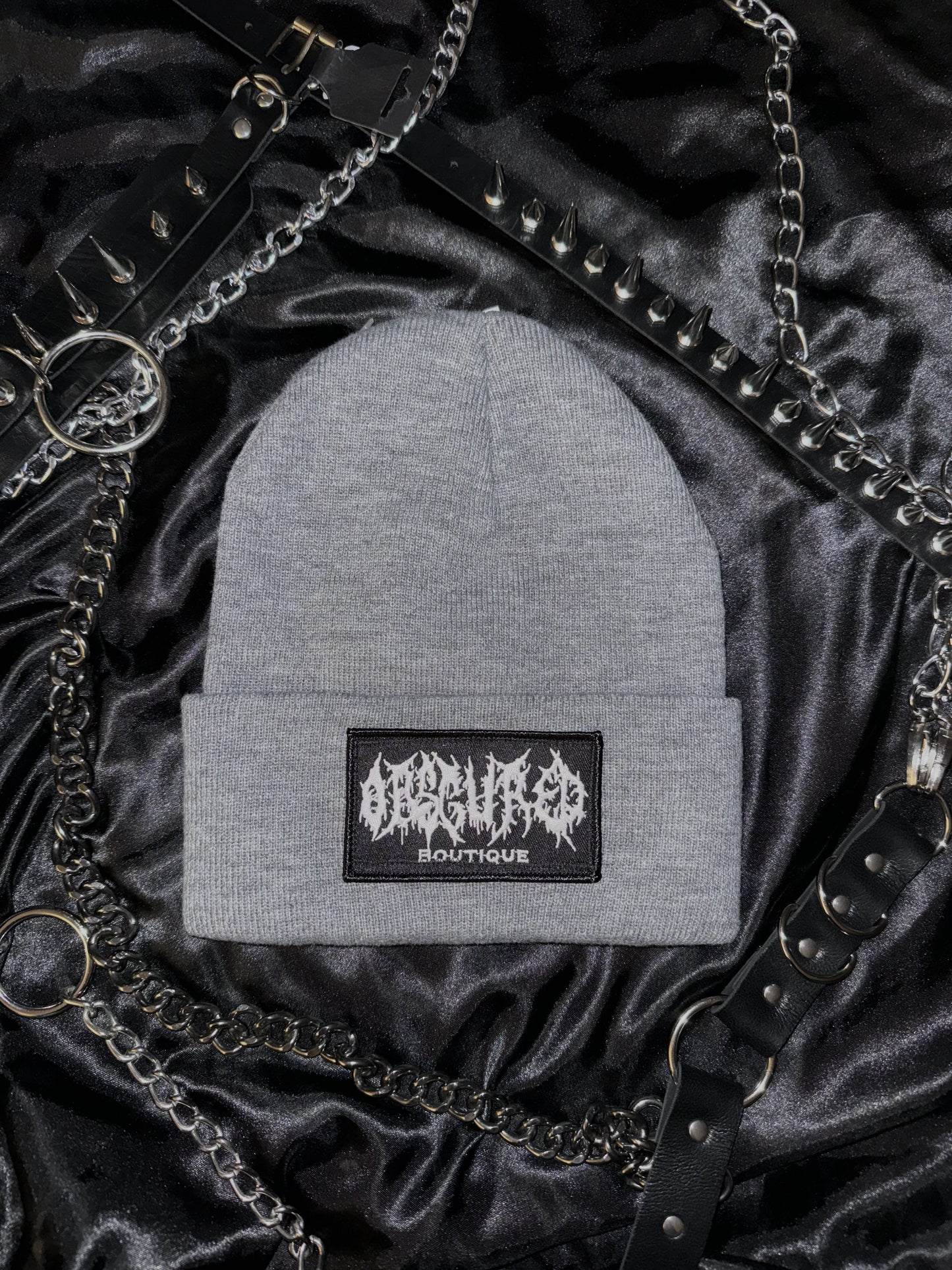 OBSCURED LOGO BEANIE