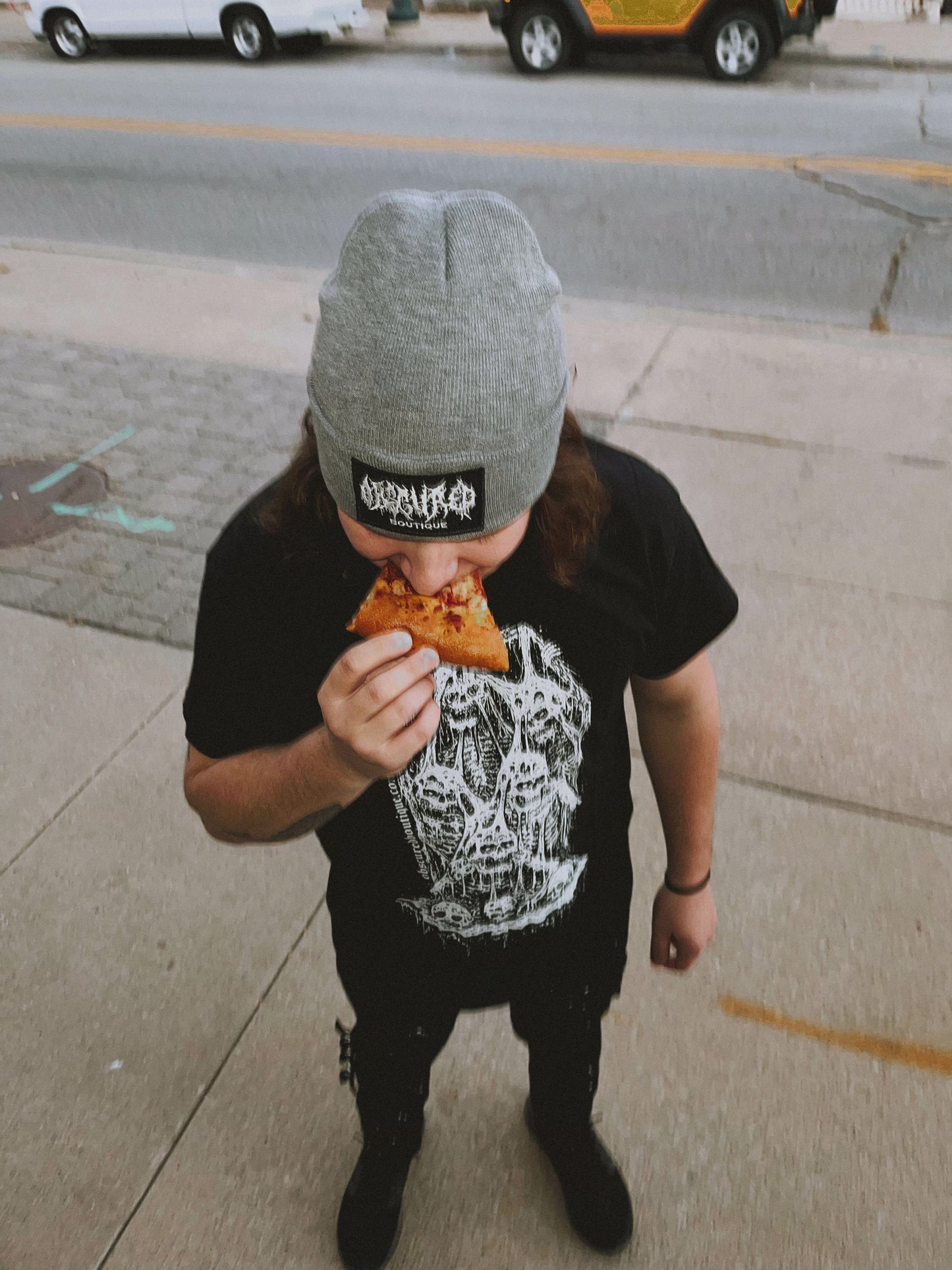 OBSCURED LOGO BEANIE