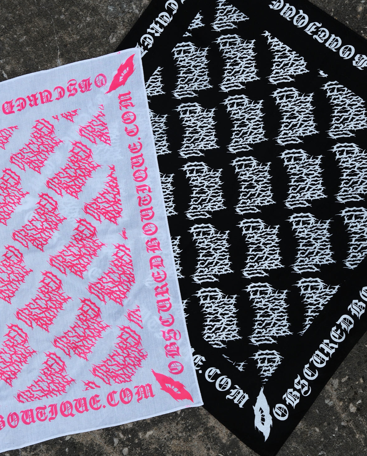 OBSCURED LOGO BANDANA