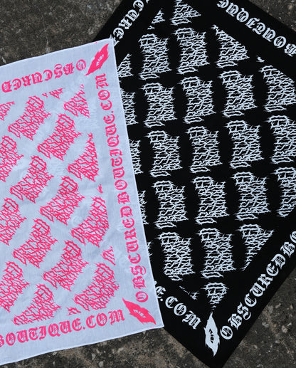 OBSCURED LOGO BANDANA