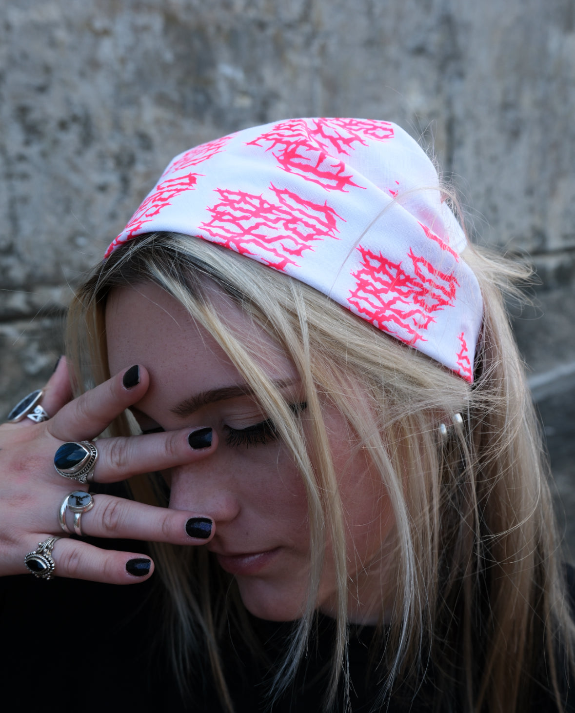 OBSCURED LOGO BANDANA