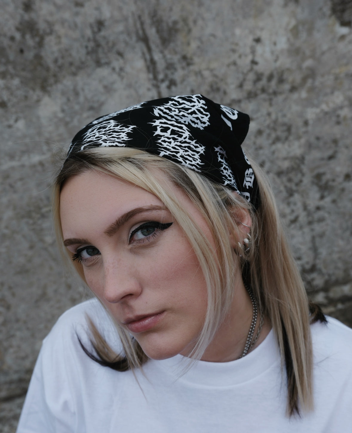 OBSCURED LOGO BANDANA