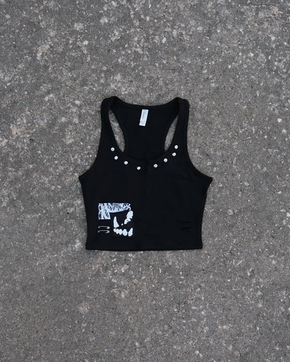 GORE PATCH TANK TOP - OBSCURED HANDMADE
