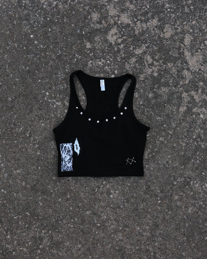 GORE PATCH TANK TOP - OBSCURED HANDMADE