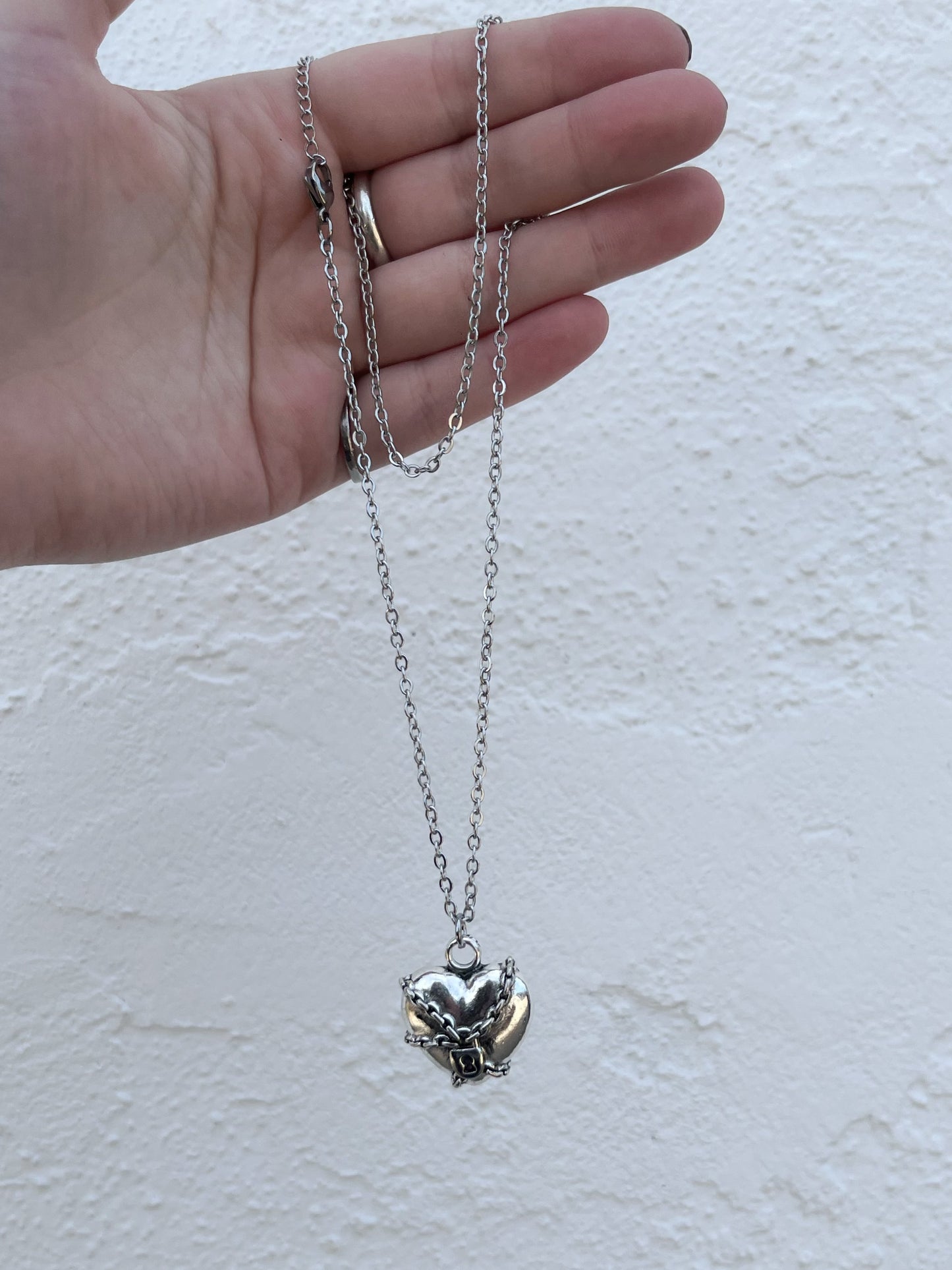 Chained Heart Necklace