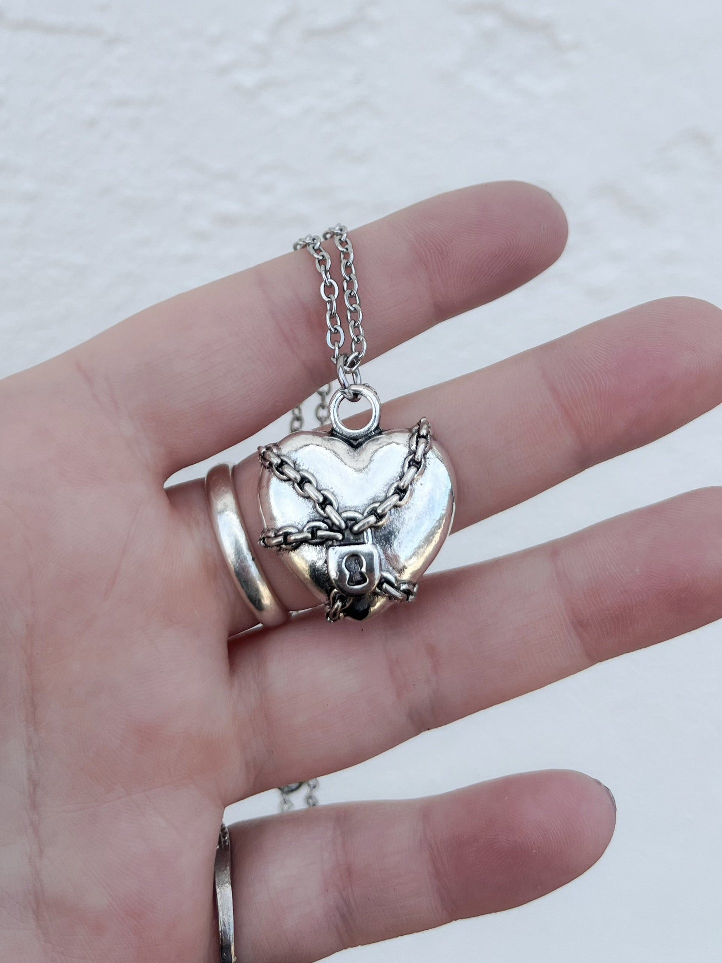 Chained Heart Necklace