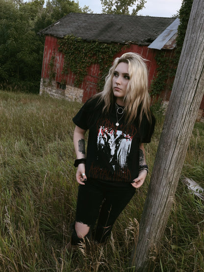 OBSCURED CORN FED METAL HEAD TEE (Yall'ternative Collection)