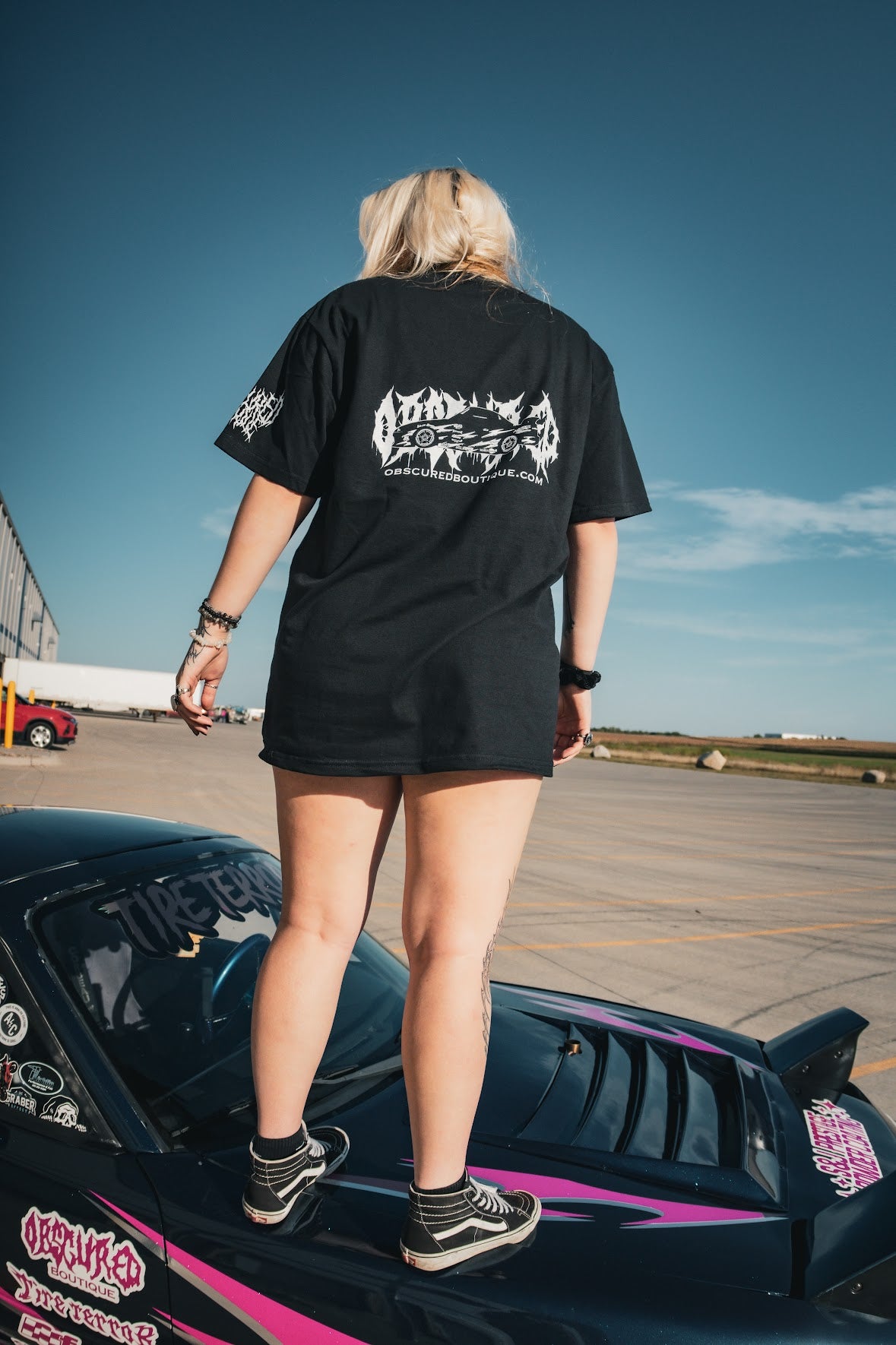 OBSCURED x TIRE TERROR T-SHIRT