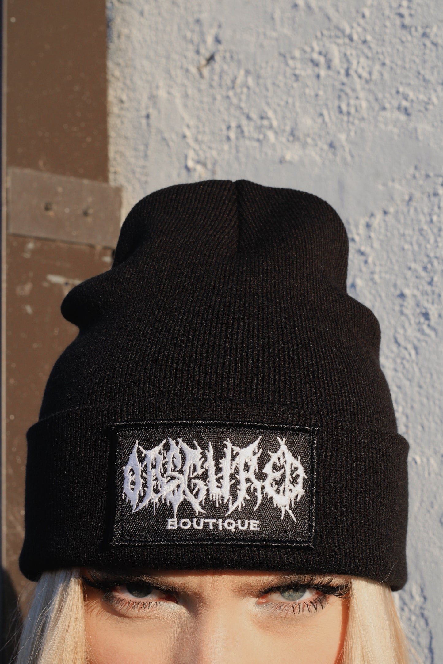 OBSCURED LOGO BEANIE