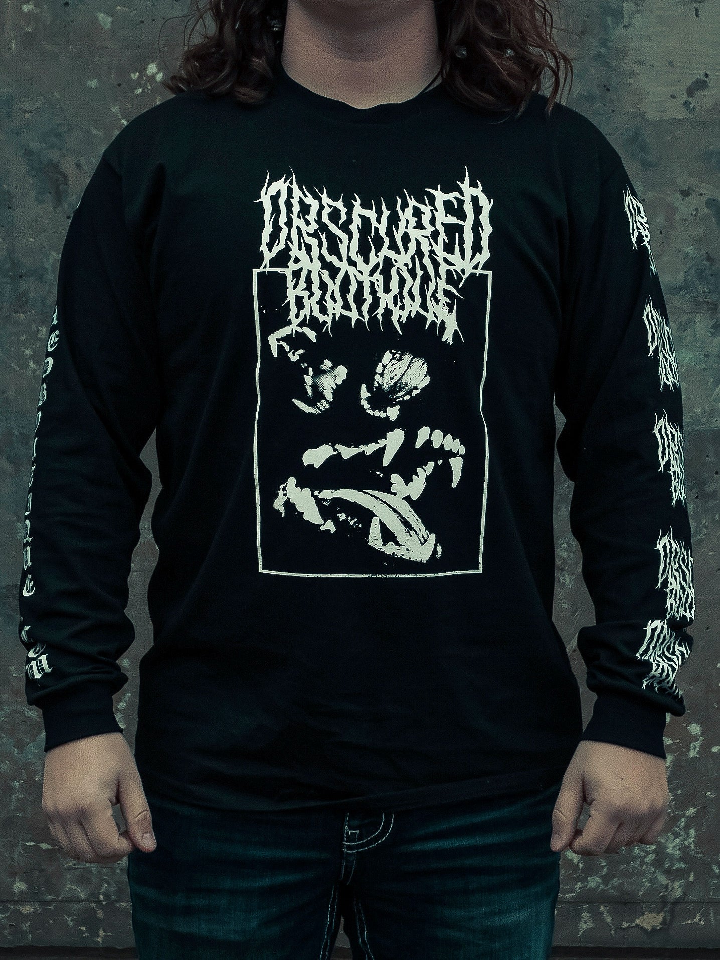 OBSCURED BITE LONG SLEEVE TEE