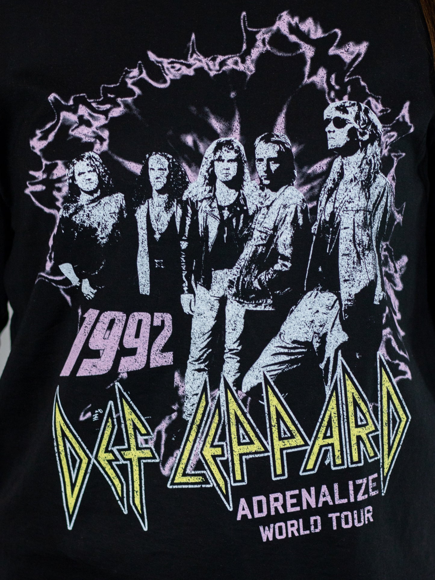 Def Leppard Adrenalize World Tour Oversized Tee