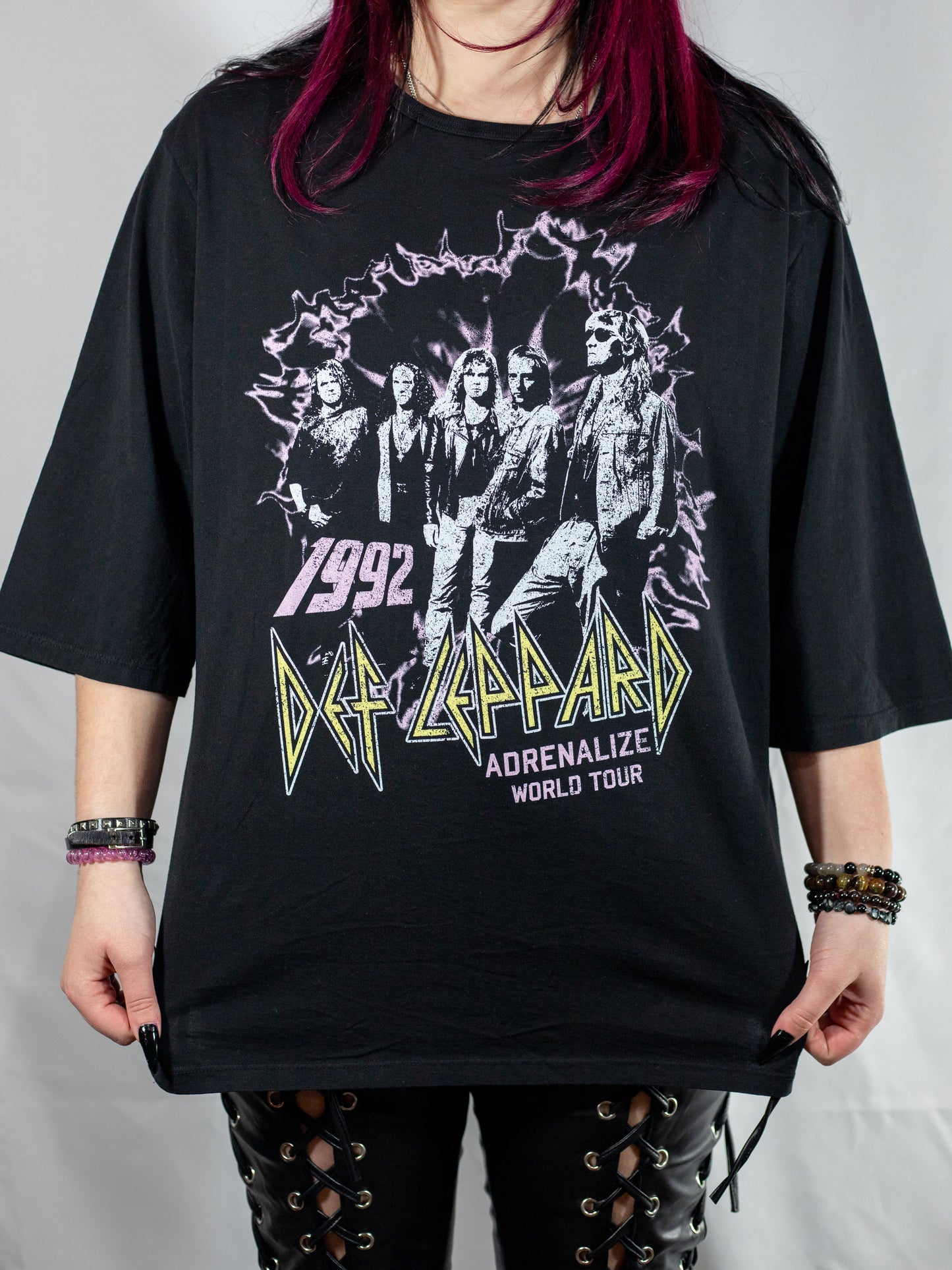 Def Leppard Adrenalize World Tour Oversized Tee