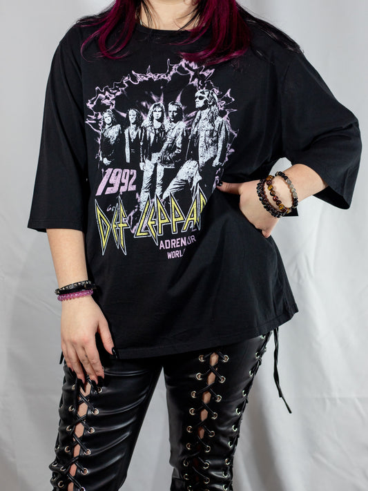Def Leppard Adrenalize World Tour Oversized Tee