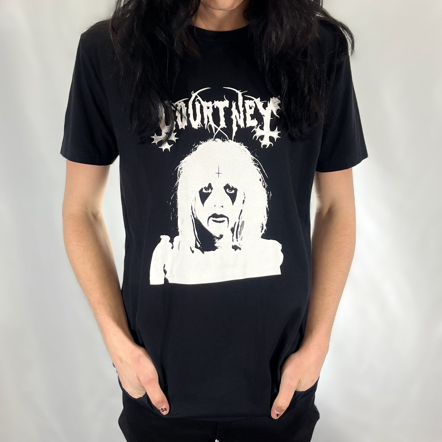 Black Metal Courtney Love T-Shirt -veraseyecandy